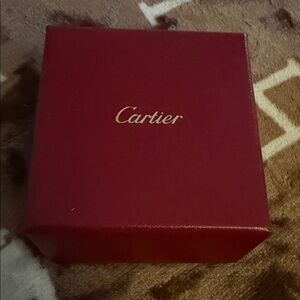 Cartier Burgundy Jewelry Box